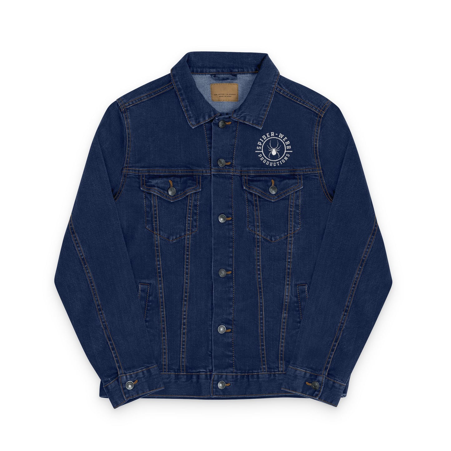 Unisex Denim Jacket with Embroidered Design - Casual Style for Every Occasion