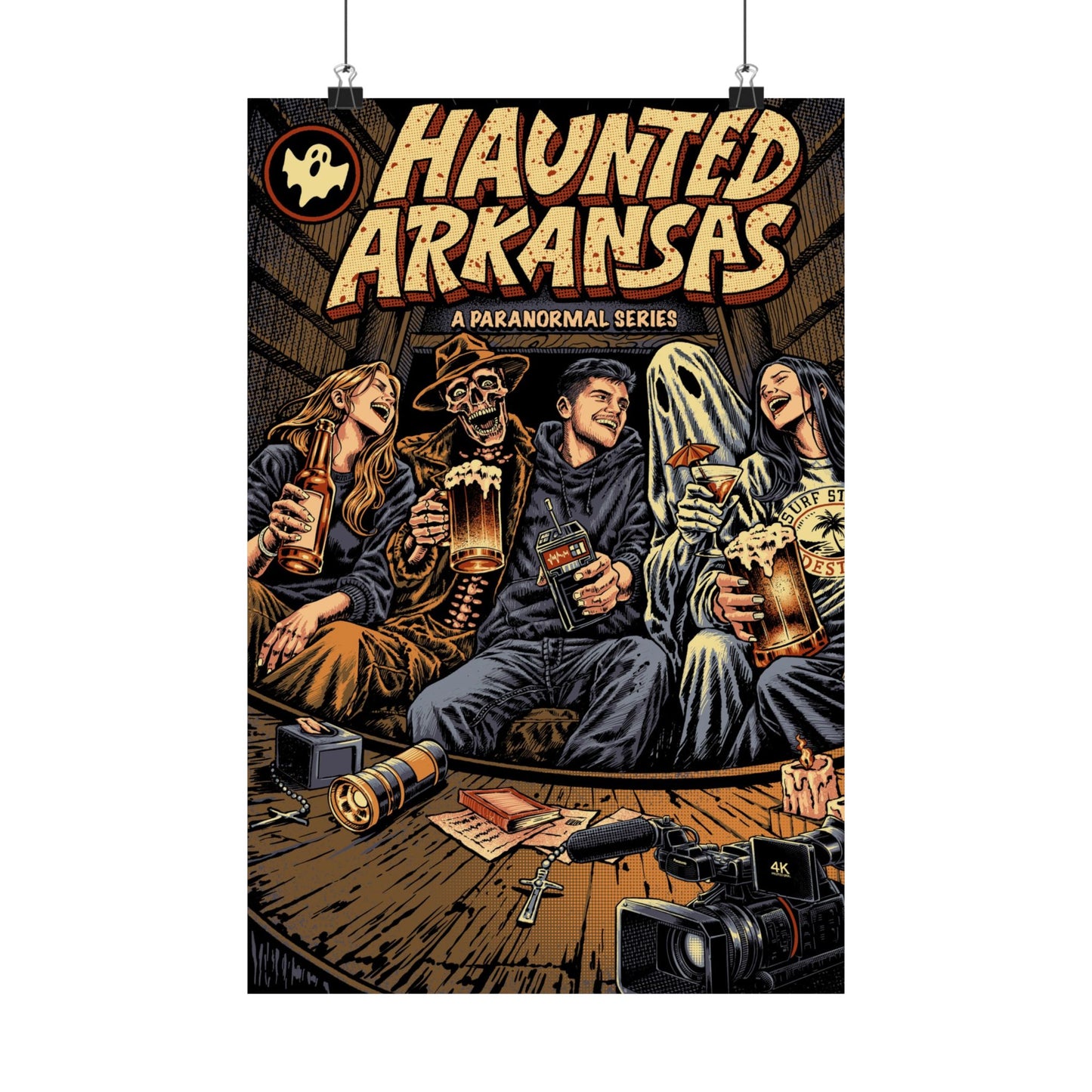 Haunted Arkansas Comic Poster