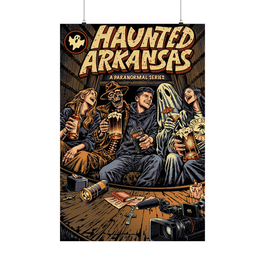 Haunted Arkansas Comic Poster