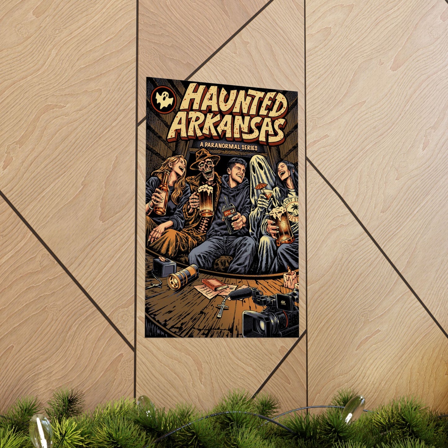 Haunted Arkansas Comic Poster