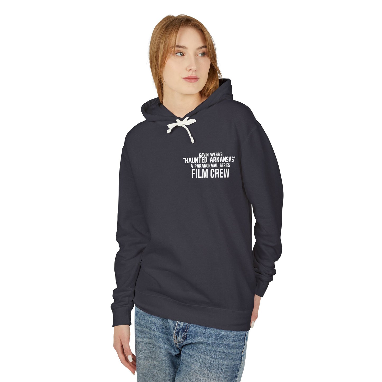 Haunted Arkansas Film Crew Hoodie - Buy hoodie, Get episode 1 Early!