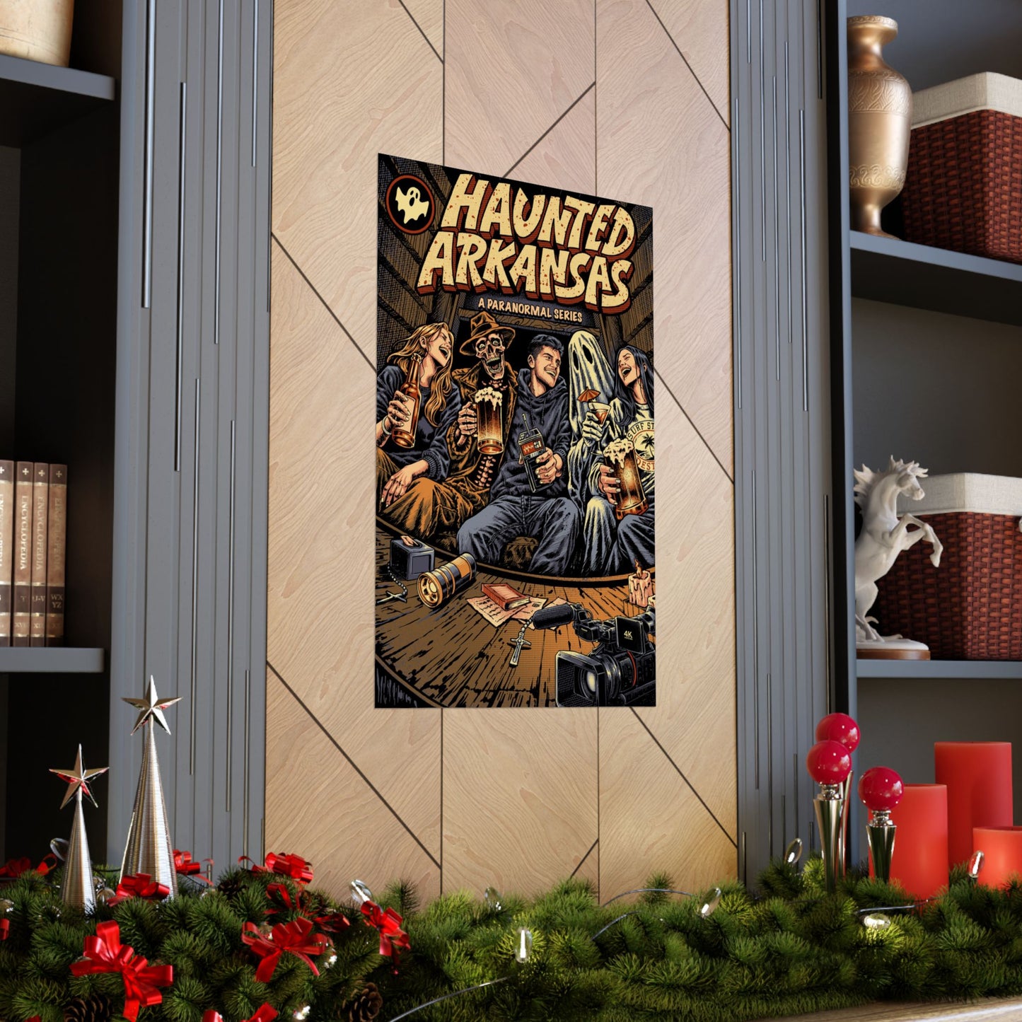 Haunted Arkansas Comic Poster
